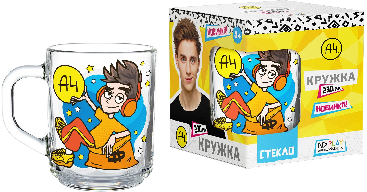 Кружка «Влад А4. Челлендж» | Влад А4 | ND Play