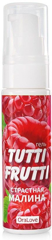 Гель-смазка с малиновым вкусом «Tutti-Frutti» | Биоритм
