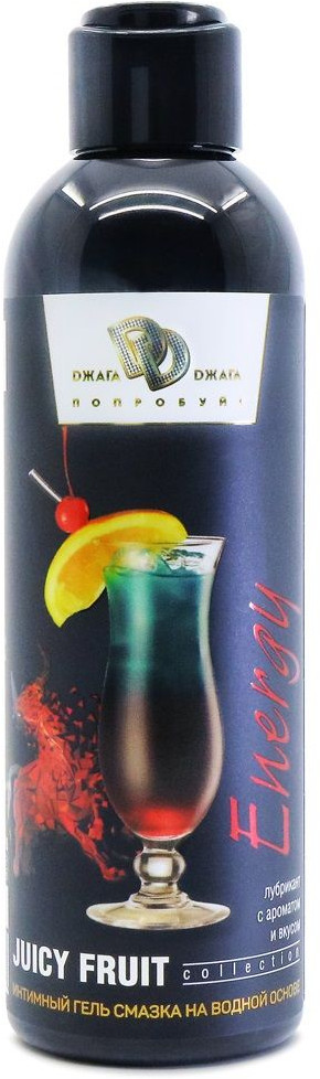 Гель-смазка с ароматом энергетика «Juicy Fruit» | ДЖАГА-ДЖАГА