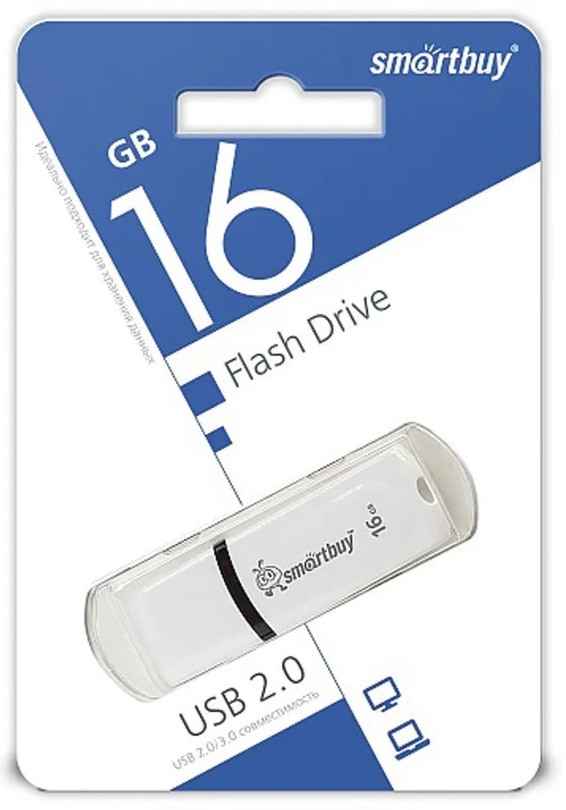 Флеш-накопитель USB SB16GBPN-W | Smartbuy