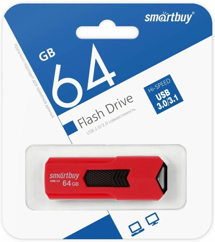 Флеш-накопитель SB64GBST-R3 | Smartbuy