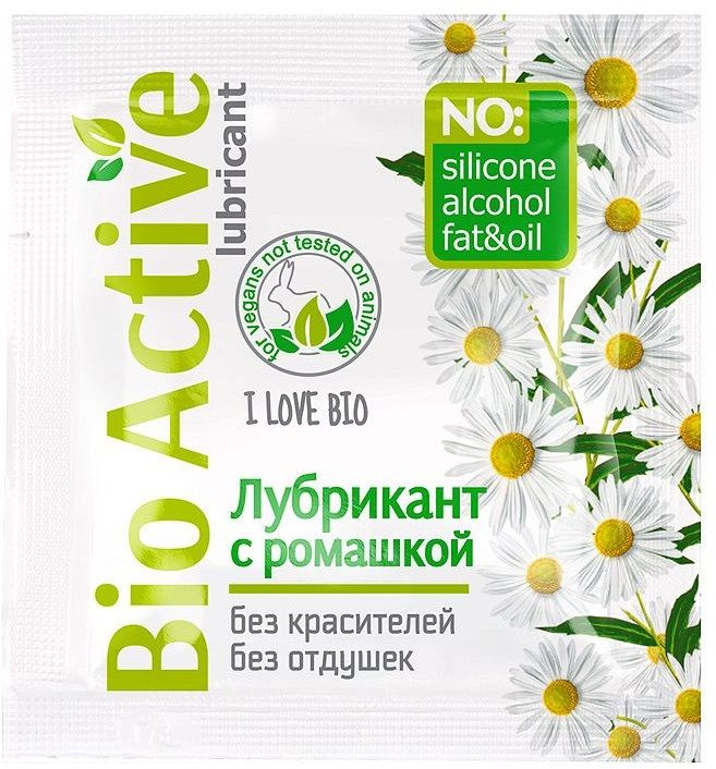 Саше лубриканта на водной основе «Bio Active» | Биоритм
