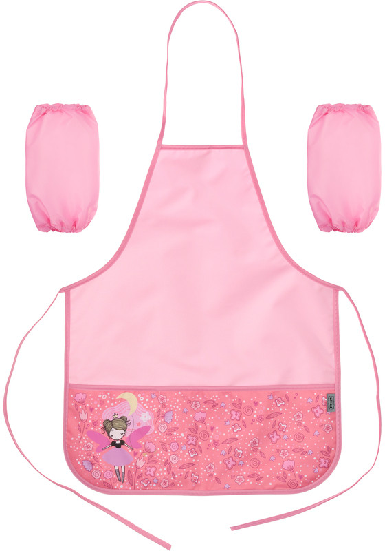 Фартук для уроков труда и рисования с нарукавниками и карманами «Фея» | Школьные товары Фея | Комус Класс