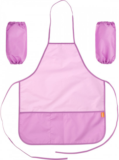 Фартук для уроков труда и рисования с нарукавниками и карманами