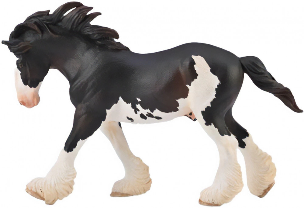 Фигурка животного «Клайдесдейлский жеребец» | Collecta