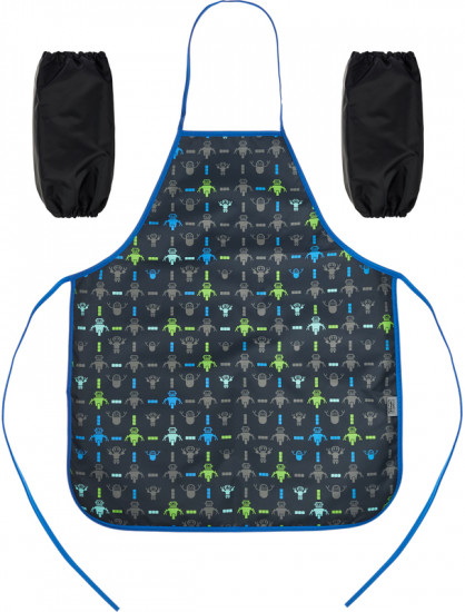 Фартук для уроков труда с нарукавниками «Robot»