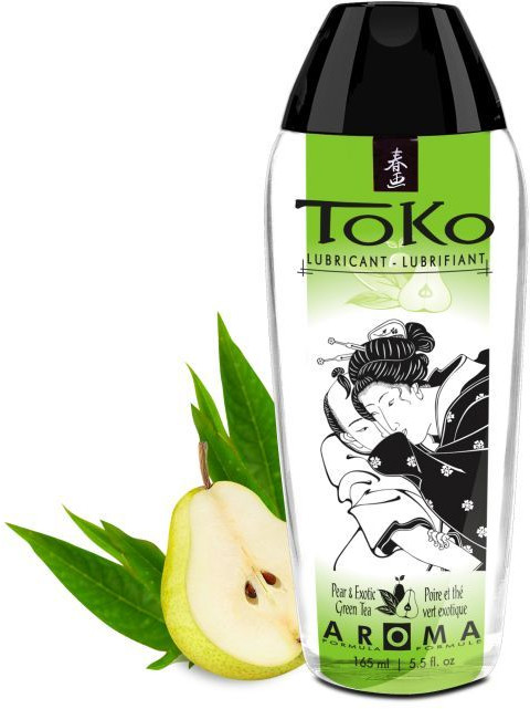 Гель интимный с ароматом груши и зеленого чая «TOKO Pear & Exotic Green Tea» | Shunga