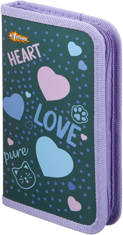 Пенал односекционный «Heart» | Товары для учебы Heart | Комус Класс