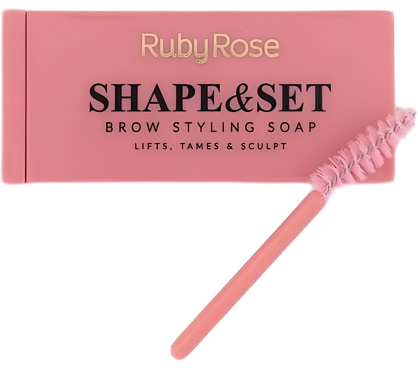 Гель-мыло для бровей «Shape & Set», оттенок Прозрачный | Ruby Rose