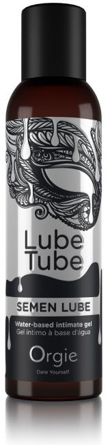Гель интимный на водной основе «Lube Tube Semen Lube» | Orgie