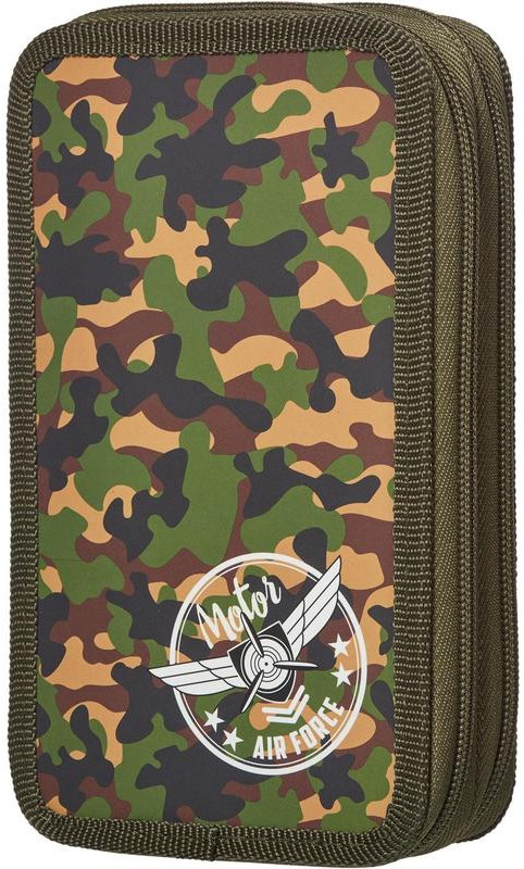 Пенал двухсекционный «Military» | Школьные товары Military | Комус Класс