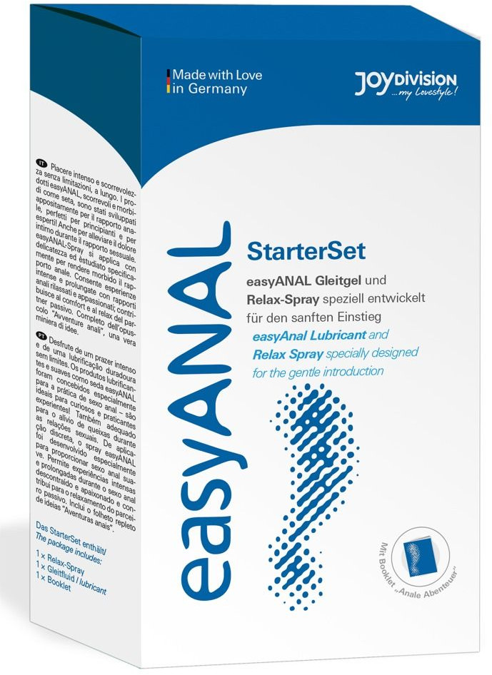 Набор лубрикантов для анального секса «Easy anal Starter Set» | Joy Division