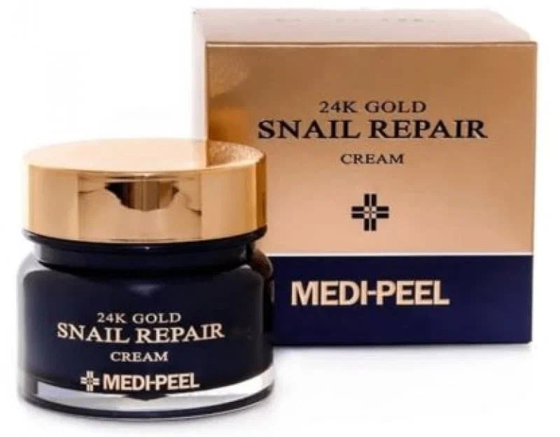 Крем с муцином улитки «24K Gold Snail repair cream» | Medi Peel