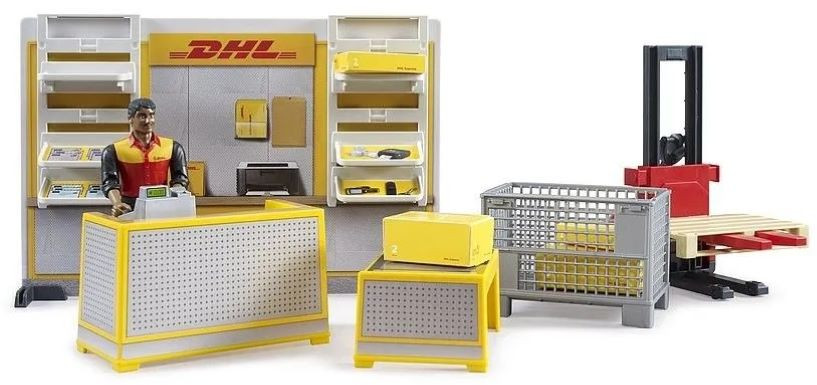 Набор игровой «Пункт выдачи заказов DHL» | Bruder