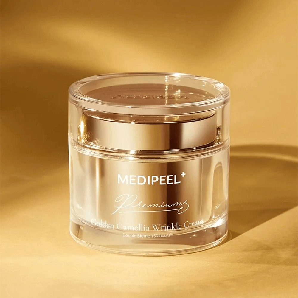 Крем для лица с экстрактом камелии омолаживающий премиальный «Premium Golden Camellia Wrinkle Cream» | Medi Peel
