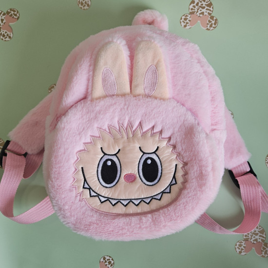 Рюкзак плюшевый для девочек «Лабубу»