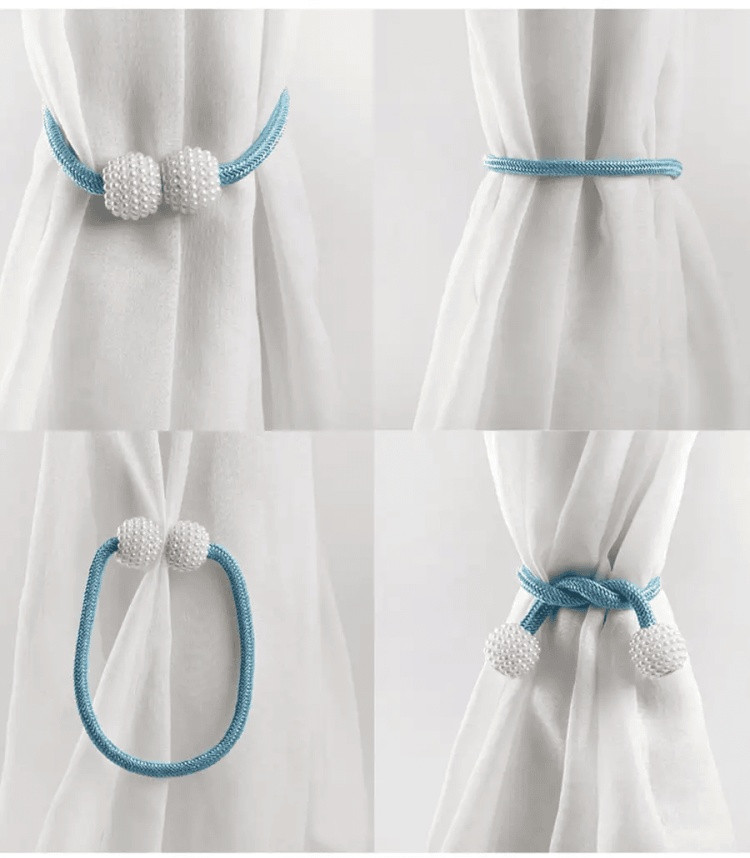 Комплект подхватов для штор на магните