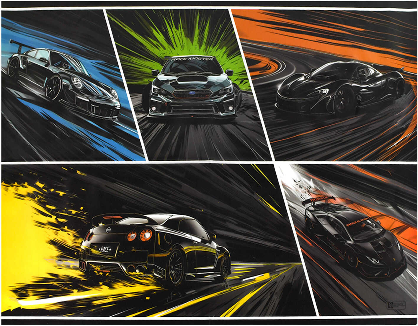 Плёнка для уроков труда | Неоновые тачки | Феникс +