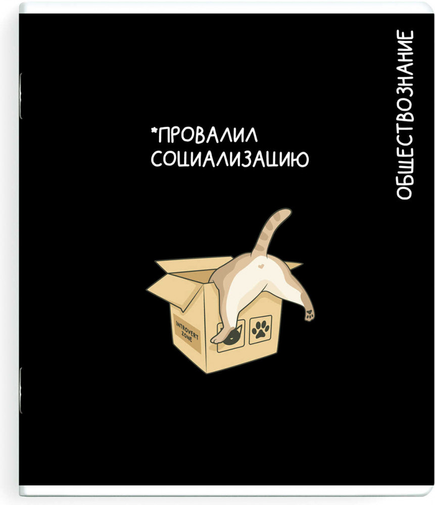 Тетрадь предметная «Обществознание» | Коты и мемы | Феникс +