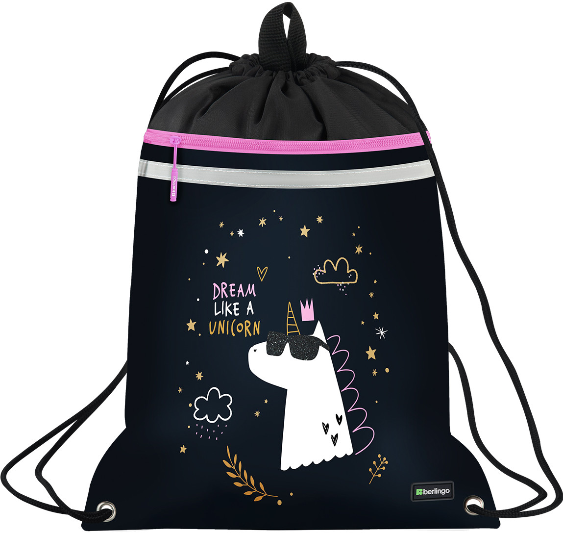 Мешок для обуви | Dream Like a Unicorn | Berlingo