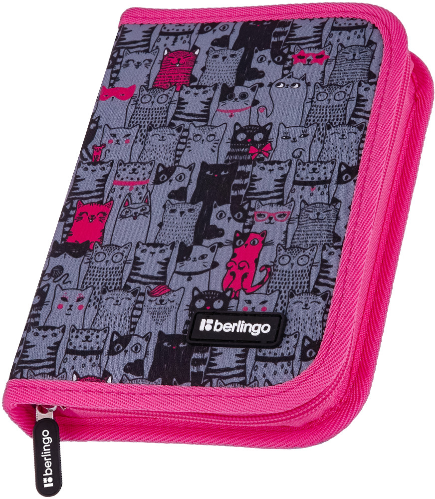 Пенал школьный | Happy Cats | Berlingo
