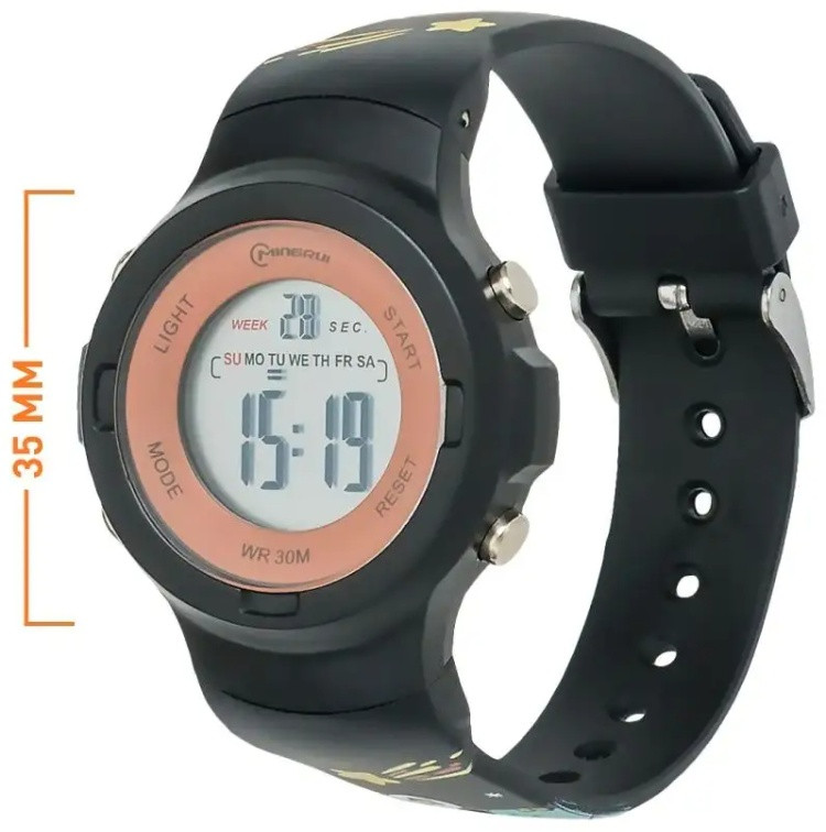 Часы кварцевые наручные с подсветкой для мальчиков