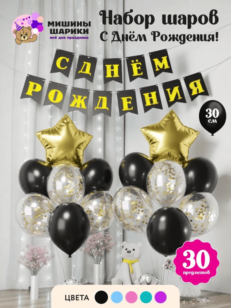 Набор шаров воздушных | Мишины шарики