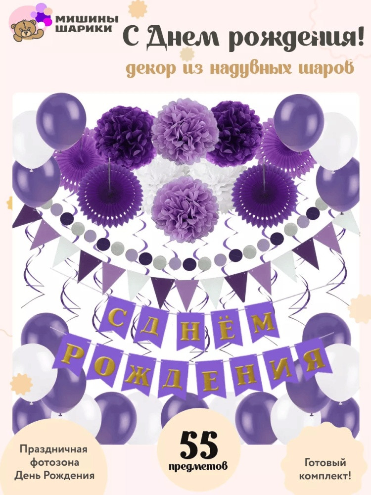 Набор шаров воздушных | Мишины шарики