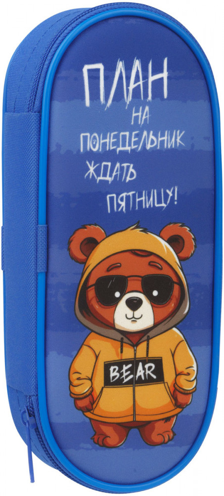 Пенал-футляр корпусный | Мишка | Мульти-Пульти