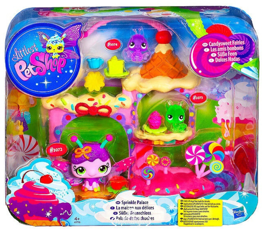 Набор игровой «Littlest Pet Shop Candysweet Fairies Sprinkle Palace» | WowWee
