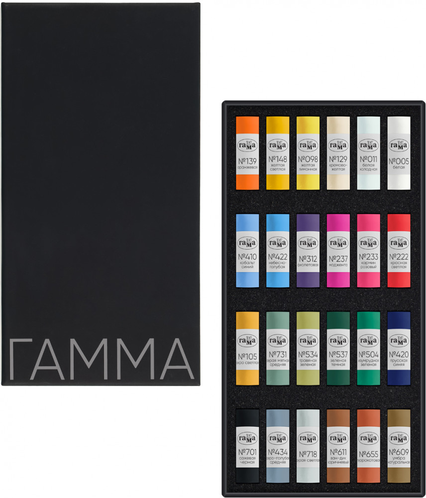 Набор сухой пастели художественной | Гамма