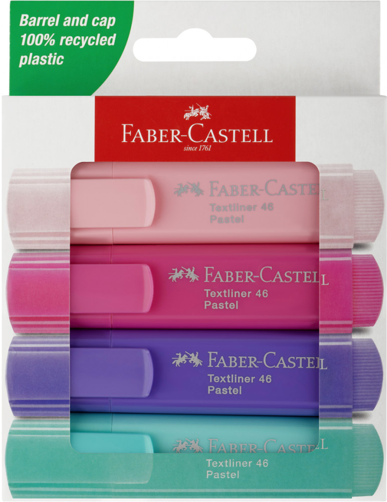 Набор текстовыделителей «46 Pastel» | Офис - Writing&Marking | Faber-Castell