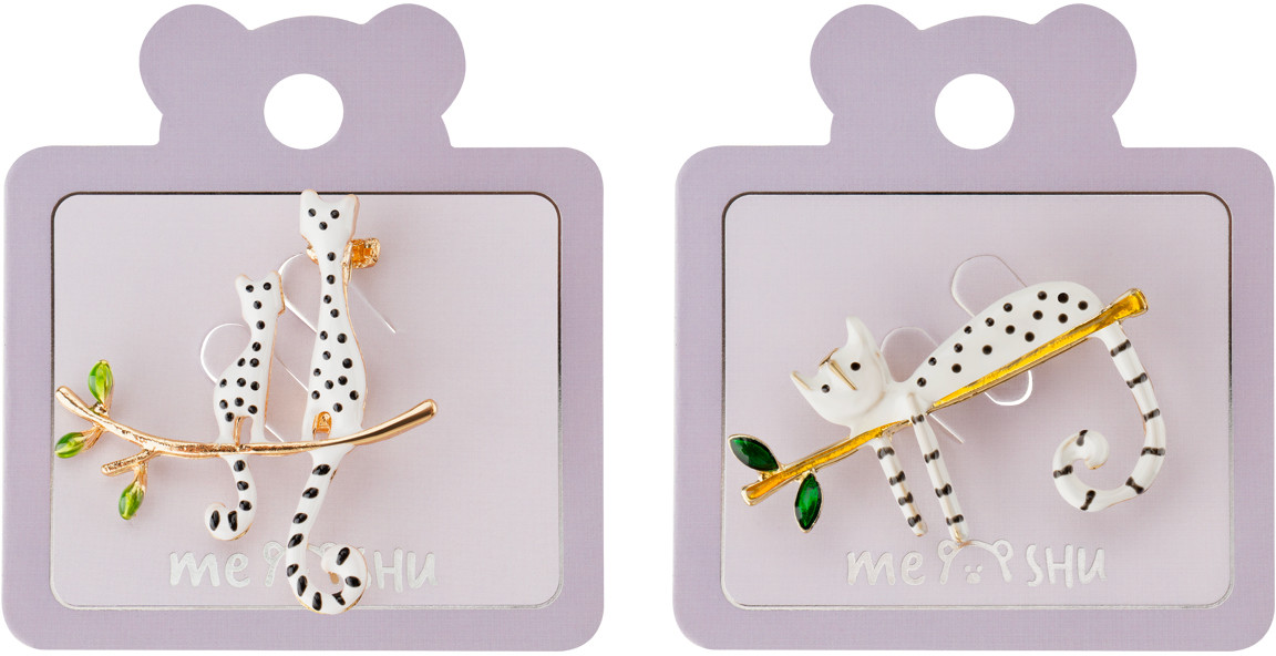 Набор брошей «Wild cat» | Meshu