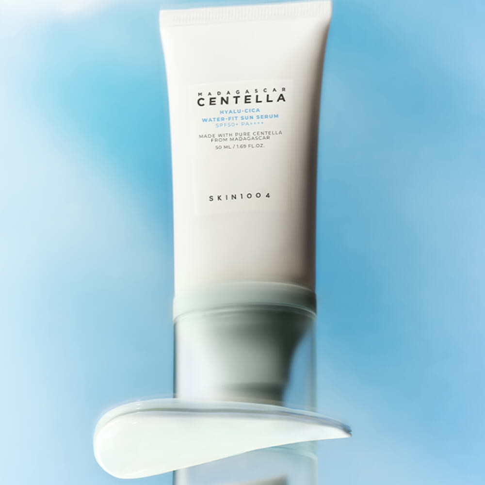 Солнцезащитная сыворотка «Hyalu-Cica Water-Fit Sun Serum» SPF50+ PA++++ | Madagascar Centella | Skin1004