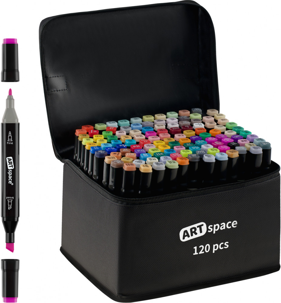 Набор двусторонних маркеров для скетчинга | ArtSpace