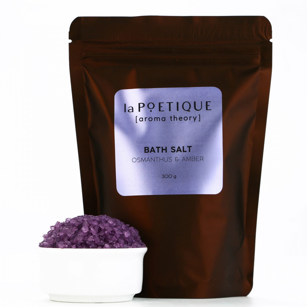 Соль для ванны с ароматом османтуса и амбры | laPOETIQUE