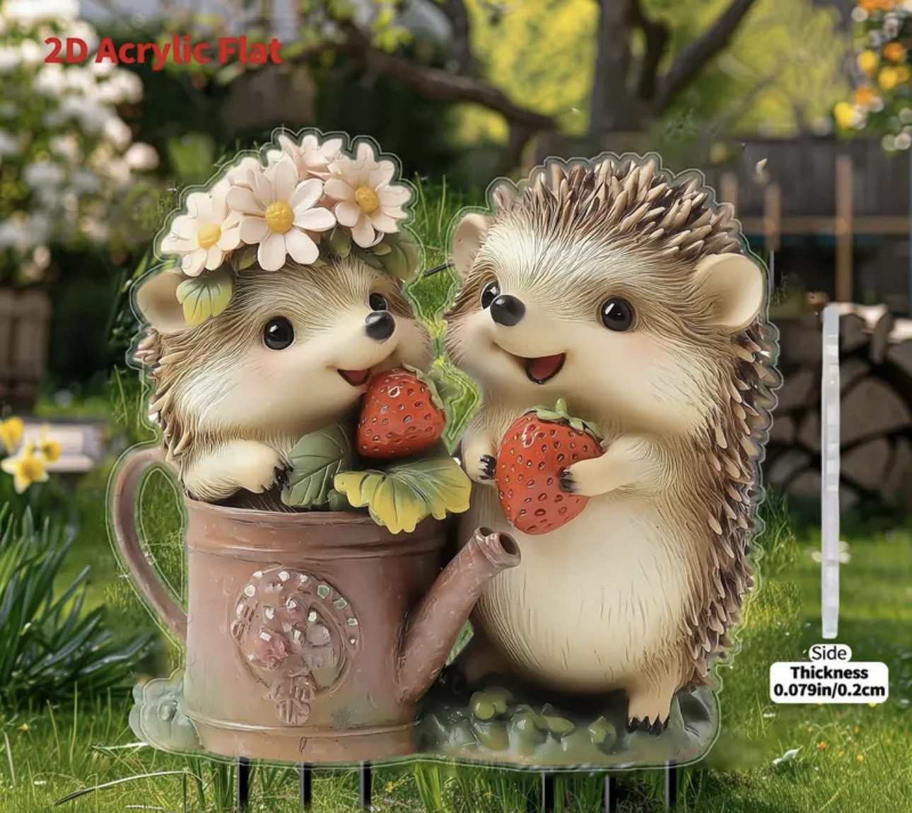 Фигурка садовая «Ёжики»