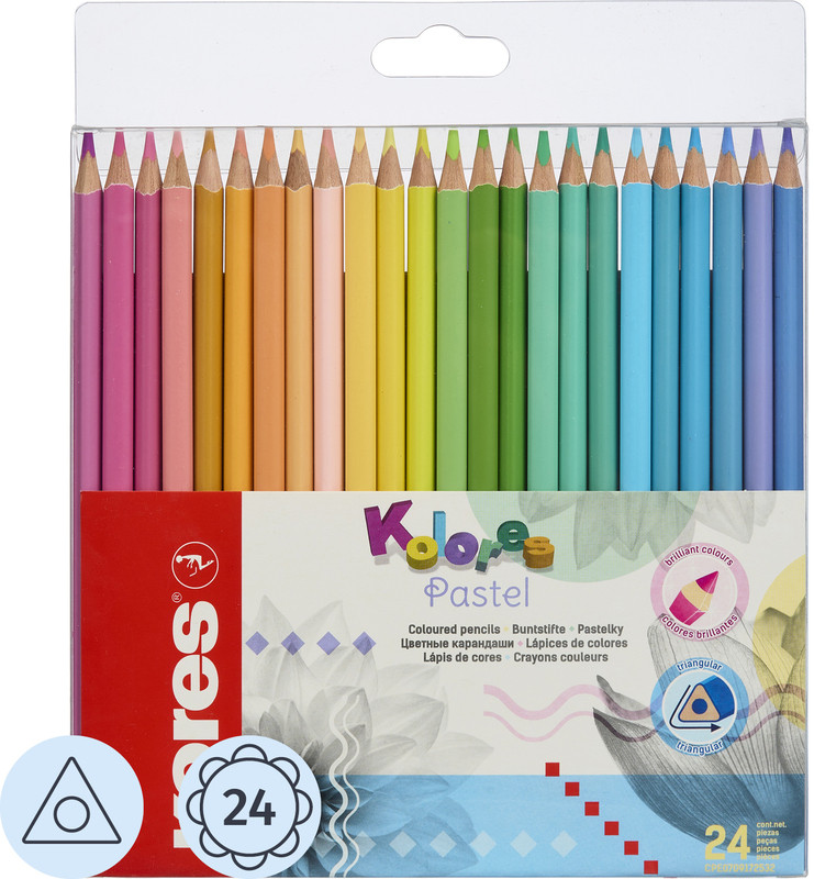 Набор карандашей цветных «Pastel» | Kolores | Kores