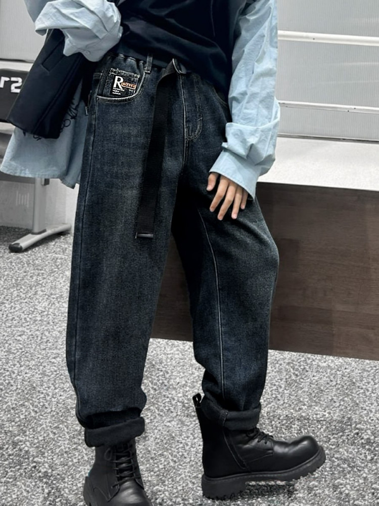 Джинсы утепленные для девочек | Соль&Перец