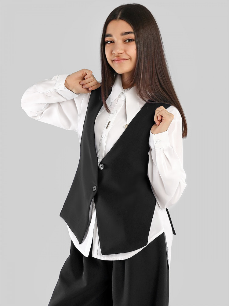 Жилет для девочек | School collection | Соль&Перец