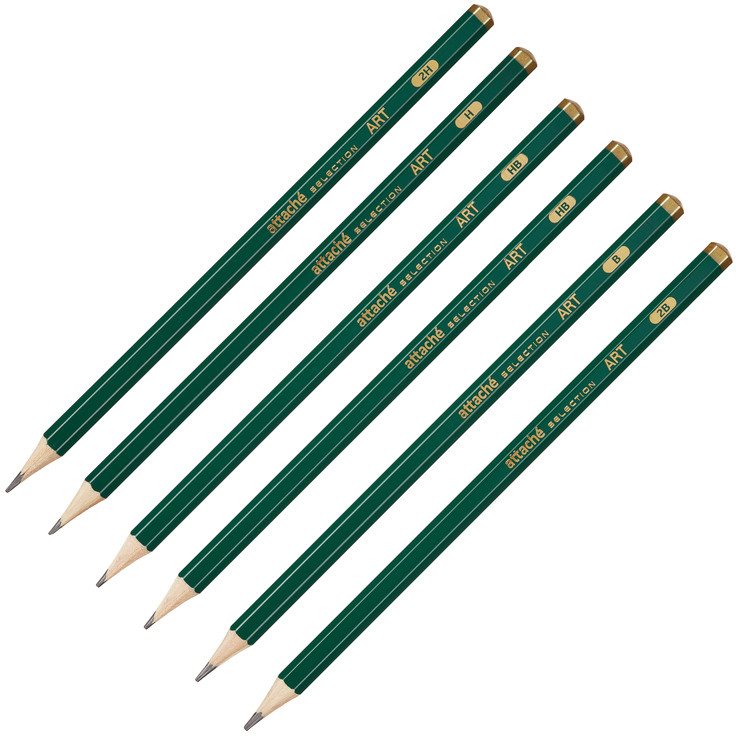 Набор чернографитных карандашей | Art | Attache Selection