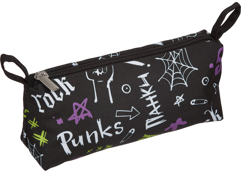 Пенал-косметичка односекционный «Панк» | Товары для школы Панк | Комус Класс