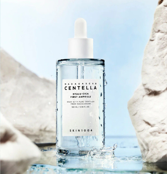 Стартер-ампула для лица с центеллой увлажняющая «Madagascar Centella Hyalu-Cica First Ampoule» | Skin1004