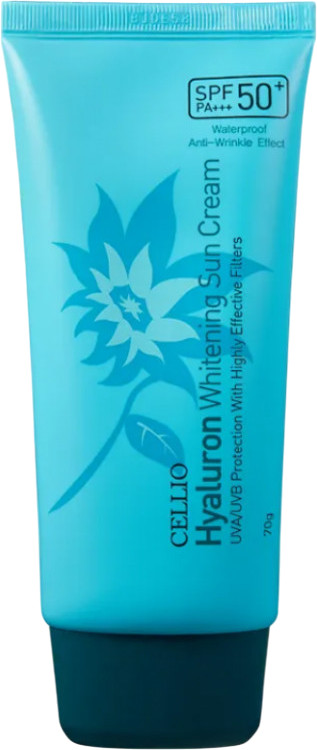 Крем для лица с гиалуроновой кислотой солнцезащитный «Hyaluron Whitening Sun Cream» SPF50+ PA+++ | Dr. Cellio