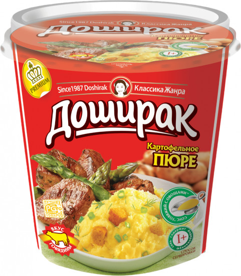 Пюре картофельное со вкусом говядины «Премиум»