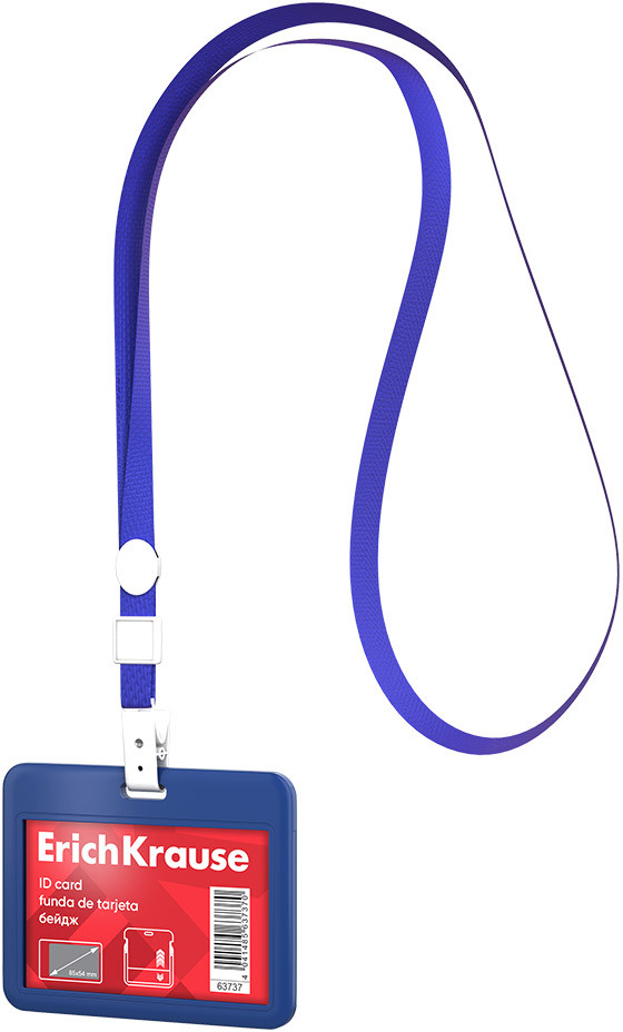 Бейдж горизонтальный на ленте | Erich Krause