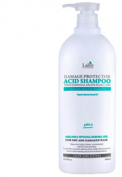 Шампунь для волос с протеинами шелка «Damaged Protector Acid Shampoo» | La’dor
