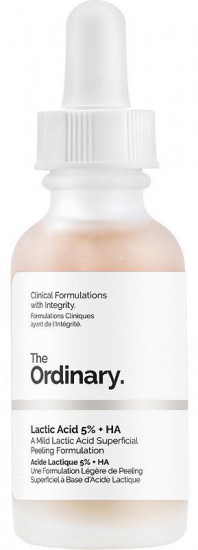 Пилинг для лица «The Ordinary Lactic Acid 5% + HA»
