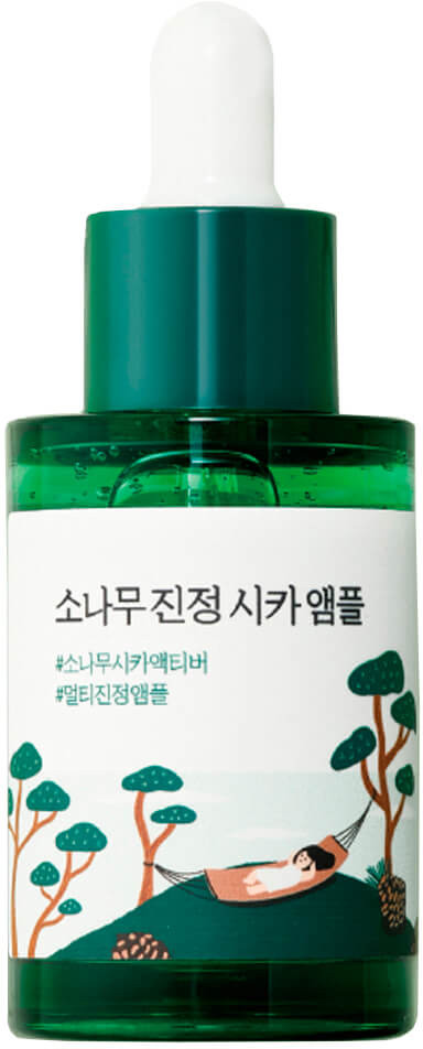 Сыворотка для лица с центеллой и экстрактом иголок сосны «Pine Calming Cica Ampoule» | Round Lab