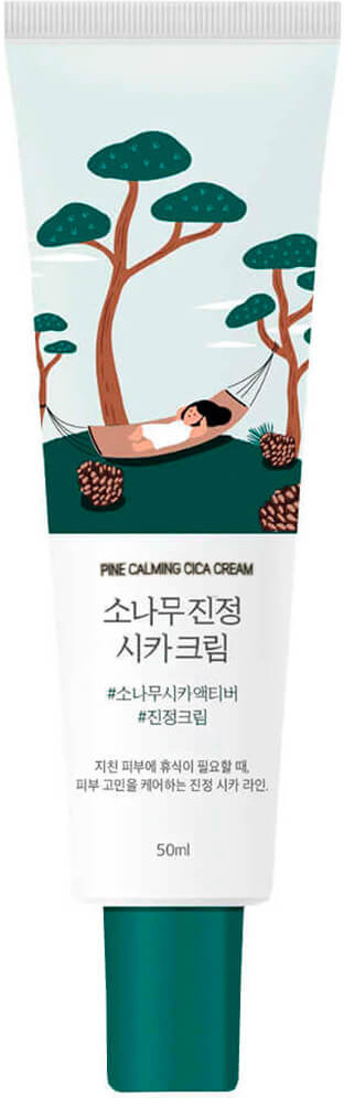 Крем для лица с экстрактами сосны и центеллы «Pine Calming Cica Cream» | Round Lab